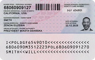 Polski Nowy Dowód Osobisty Seria D Premium